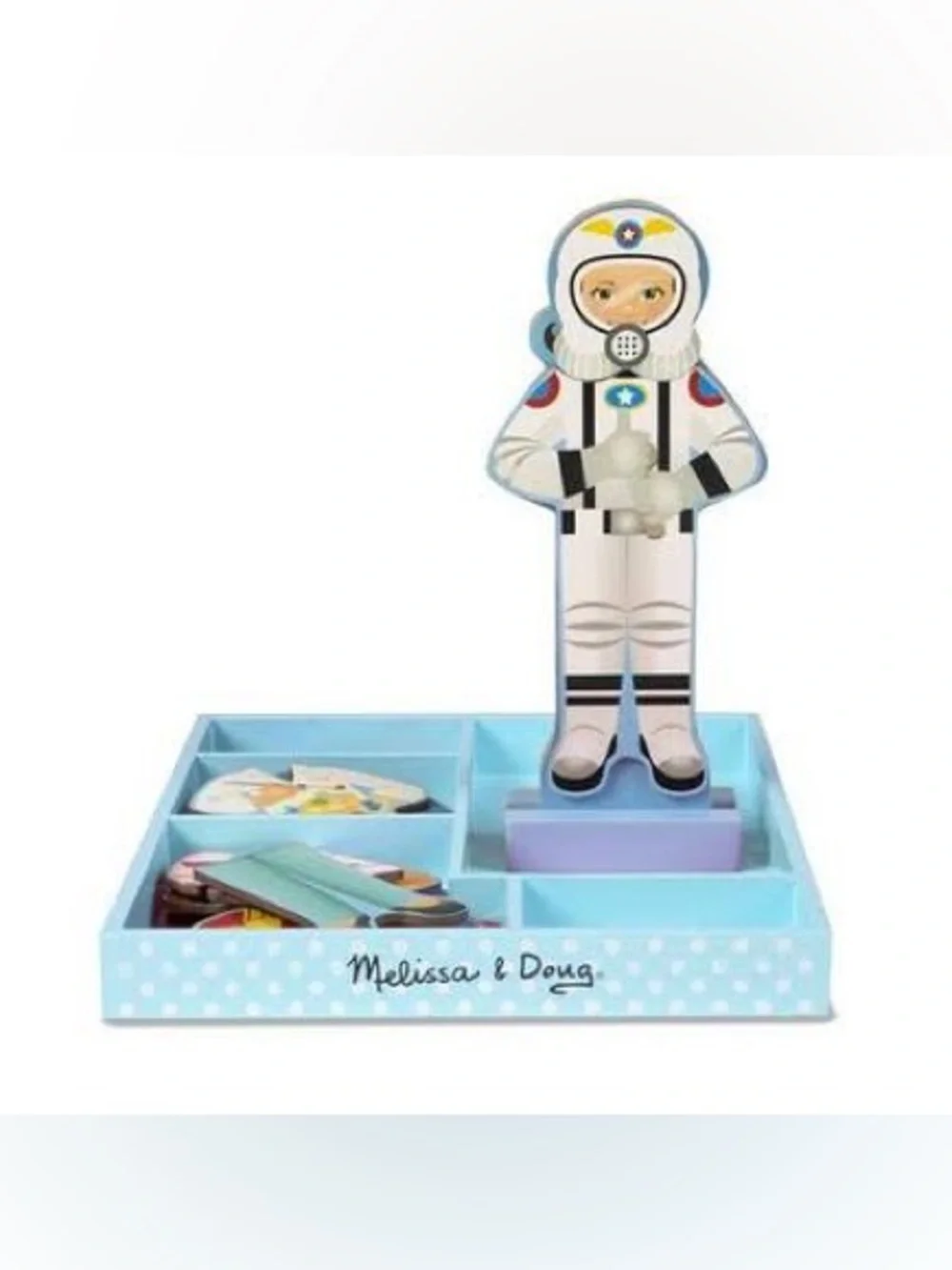 Melissa & Doug Magnetic Wooden Dress-Up Julia Doll Play Set